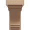 Ekena Millwork 5"W x 15"D x 10"H Classic Warren Rough Cedar Woodgrain TimberThane Corbel, Primed Tan CORUR05X15X10WARRCPR - alternate 6